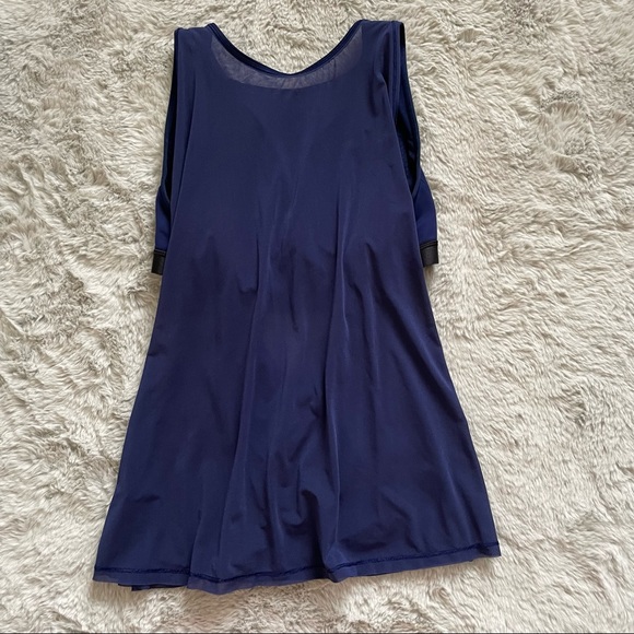 Lululemon fit physique hero blue tank top mesh back workout Athletic size 6 - Picture 3 of 13